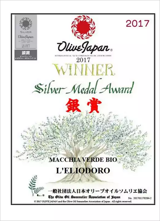 Testvinnare Olivolja i Japan Silver