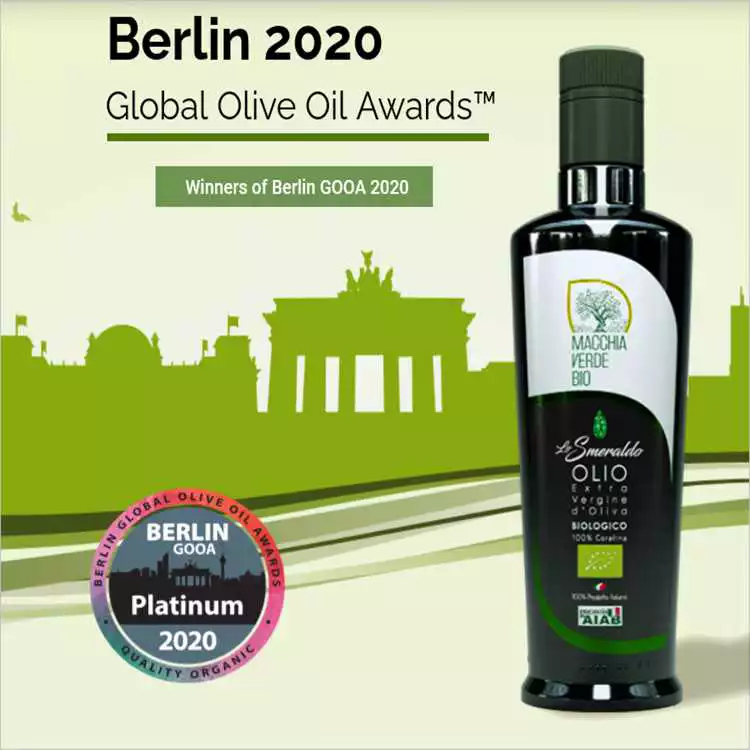 olive oil Platinum Award Berlin 2020